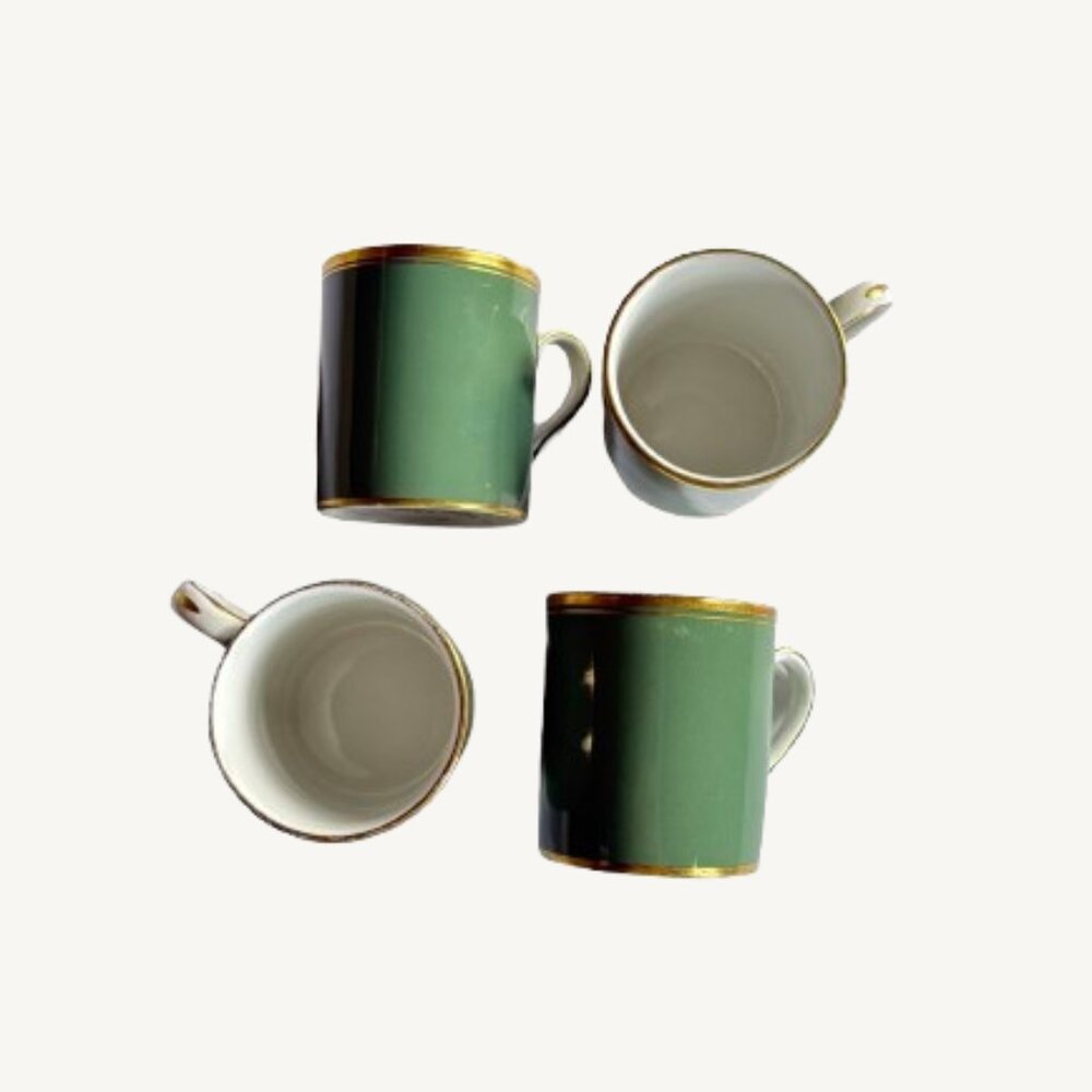 Vintage Chinastyle Simpsons (Potters) Ltd. Tiny Tea Cups or Espresso Mugs